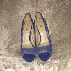 Blue Aldo Heels